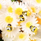 Декор флористический «Пчёлы», 30 шт., 12 х 9 мм - фото 8170486