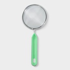 Сито для просеивания с ручкой Доляна «Хозяюшка», d=10 см, зелёное - Фото 10