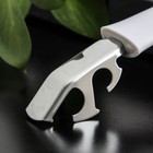 Ручка для сковороды Доляна «Сливки», 24 см, нержавеющая сталь, белая 7571877