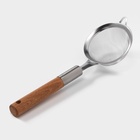 Сито - дуршлаг с ручкой Доляна «Валдай», d=8.8 см, нержавеющая сталь - Фото 3