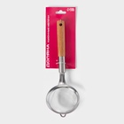 Сито - дуршлаг с ручкой Доляна «Валдай», d=8.8 см, нержавеющая сталь - Фото 6