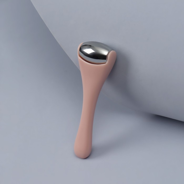 Ледяной роллер, универсальный, 7,8 × 2,8 см, цвет розовый/серебристый 27673