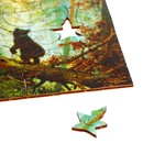 Пазл фигурный. Иван Шишкин «Утро в сосновом лесу» с предсказанием - фото 6218276
