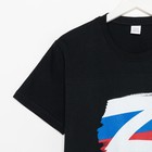 Футболка «Za Россию», с символикой Z, размер 52, цвет чёрный - фото 24287065