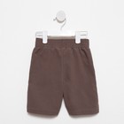 Шорты-бермуды детские MINAKU: Cotton collection цвет коричневый, рост 140 - Фото 10
