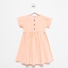 Платье для девочки MINAKU: Cotton Collection цвет светло-розовый, рост 104 - Фото 6