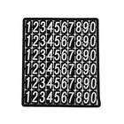 УЦЕНКА Коврик противоскользящий с номером телефона, 20×11 см, микс, черный - Фото 3