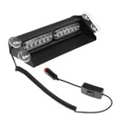 УЦЕНКА Сигнальный стробоскоп под лобовое стекло 12 LED, 12 В, 9 режимов, красно-синий - Фото 2