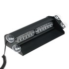 УЦЕНКА Сигнальный стробоскоп под лобовое стекло 12 LED, 12 В, 9 режимов, красно-синий - Фото 3