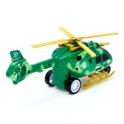 Вертолёт радиоуправляемый «Штурм в небе», свет, работает от батареек, цвет зелёный - Фото 3