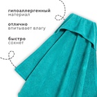 Полотенце уголок махровое Крошка Я 85х85 см, цвет голубая трава, 100% хлопок, 320 г/м - фото 25618237