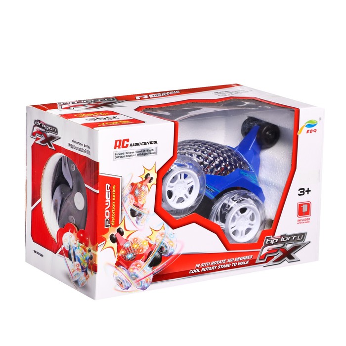 Перевёртыш радиоуправляемый «Трюкач», подсветка колес, работает от аккумулятора цвет синий 53838