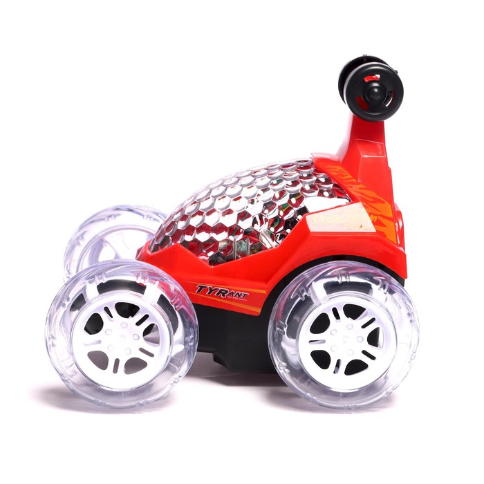 Перевёртыш радиоуправляемый «Трюкач», подсветка колес, работает от аккумулятора цвет красный 53839