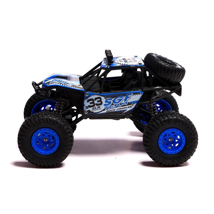 Джип радиоуправляемый «Кросс», цвет синий 53841