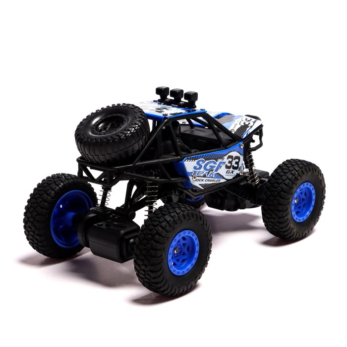 Джип радиоуправляемый «Кросс», цвет синий 53841