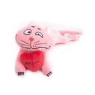 Мягкая игрушка Котик «Дарю любовь», 45 см, розовый - Фото 2