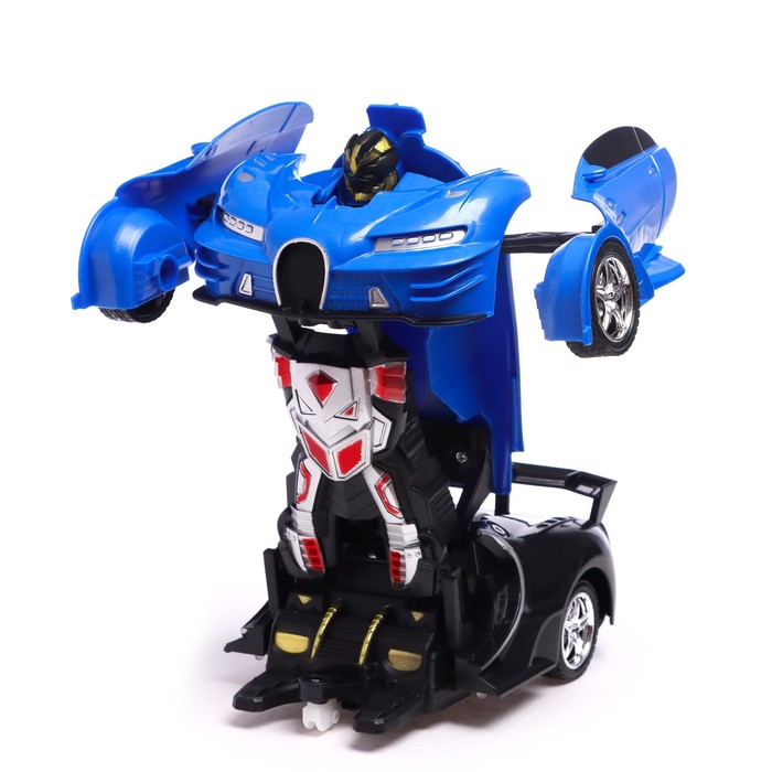 Робот радиоуправляемый «Широн», трансформируется, световые и звуковые эффекты, цвет синий 53855