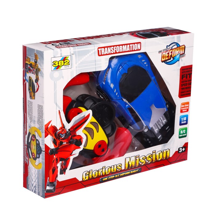 Робот радиоуправляемый «Широн», трансформируется, световые и звуковые эффекты, цвет синий 53855