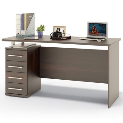 Стол компьютерный «КСТ – 105», 1350×600×750 мм, цвет венге