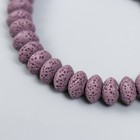 Бусины для ароматерапии с отверстием "Диск. Фиолетовый"  0,6х1х1 см набор 33 шт +-3 - Фото 2