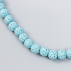 Бусины для ароматерапии с отверстием «Круглые. Голубой», d=0.6 см, набор 60 шт. ±5 - Фото 2