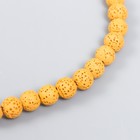 Набор бусин для ароматерапии с отверстием «Круглые. Жёлтый», d=0.8 см, 50 шт. ±5 - Фото 2