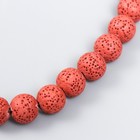 Набор бусин для ароматерапии с отверстием «Круглые. Малиновый», d=1.2 см, 33 шт. ±-3 - Фото 2