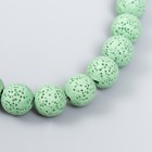 Бусины для ароматерапии с отверстием «Круглые. Светло-зелёный», d=1.2 см, набор 33 шт. +-3 7461417 - фото 16568003