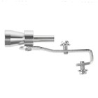 Свисток в глушитель, размер S, под диаметр трубы 32-43 мм, хром - Фото 3