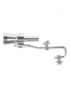 Свисток в глушитель, размер S, под диаметр трубы 32-43 мм, хром - Фото 5