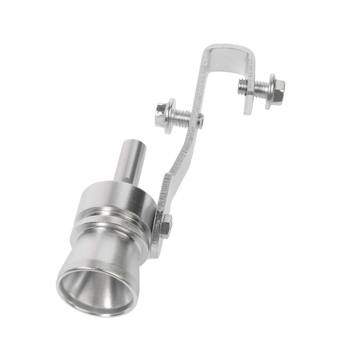 Свисток в глушитель, размер M, под диаметр трубы 37-48 мм, хром - Фото 1