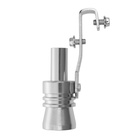 Свисток в глушитель, размер XL, под диаметр трубы 56-85 мм, хром - Фото 3