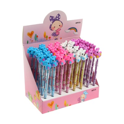 Карандаш-прикол секционный Calligrata «Жираф», НВ, МИКС