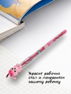 Карандаш-прикол секционный Calligrata «Зайка», НВ, МИКС - Фото 4