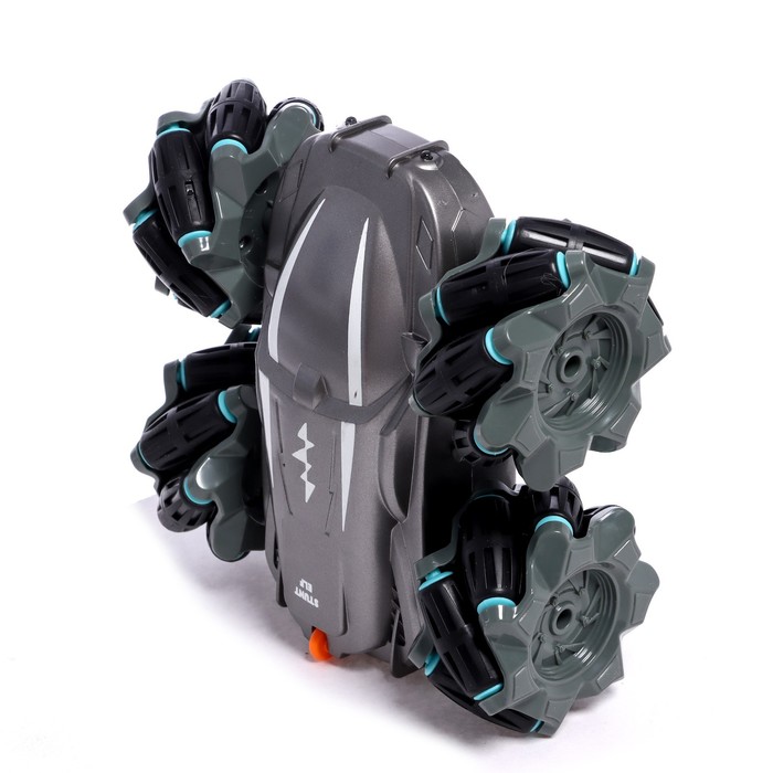 Перевёртыш радиоуправляемый STUNT ELF с управлением жестами, работает от аккумулятора, цвет серый 53865