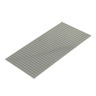 Пластина-перекрытие для конструктора, 25,5 × 12,5 см, цвет серый - фото 3872054