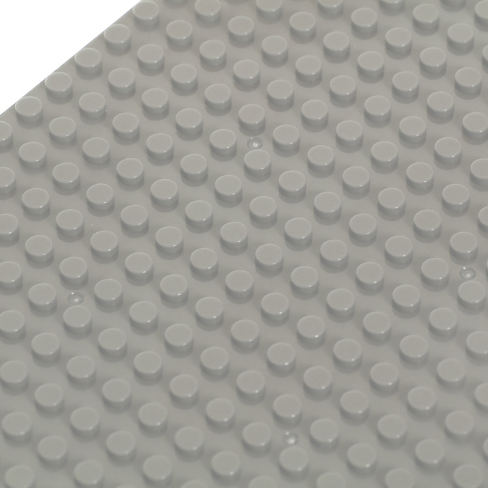 Пластина-перекрытие для конструктора, 25,5 × 12,5 см, цвет серый - фото 1905983161