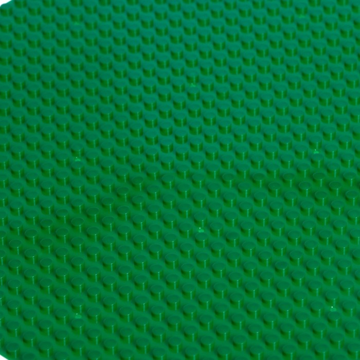 Пластина-основание для конструктора, 25,5 × 25,5 см, цвет зелёный - фото 1905983168