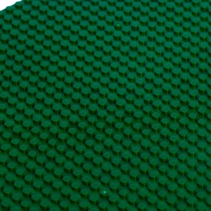 Пластина-перекрытие для конструктора, 25,5 × 25,5 см, цвет зелёный - фото 1905983180