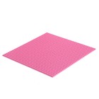 Пластина-перекрытие для конструктора, 25,5 × 25,5 см, цвет розовый - фото 3872079