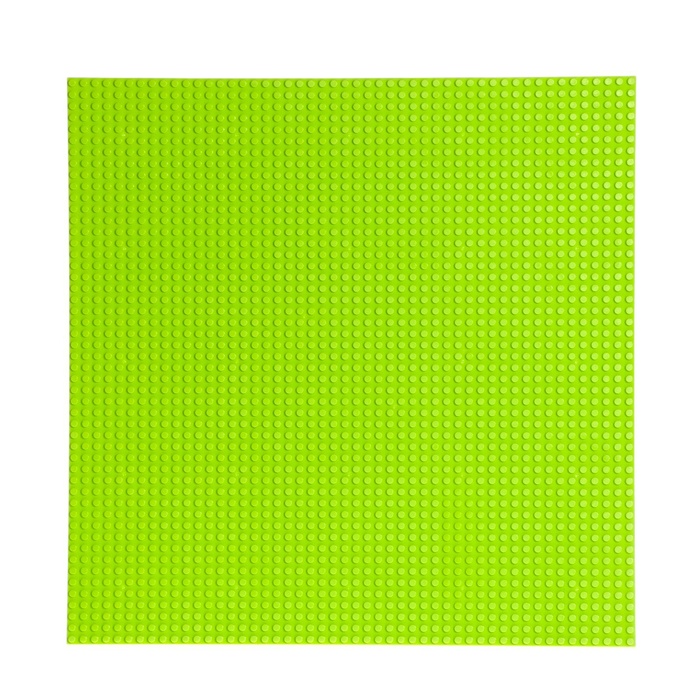 Пластина-основание для конструктора, 40 × 40 см, цвет салатовый - фото 1904521691