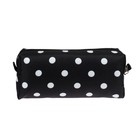 Пенал мягкий, 2 отделения, объёмный, 100 х 210 х 50 мм, Erich Krause, Dots in Black 52286 - фото 24549327