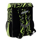 Ранец школьный на замке, 37 х 25 х 14 см, Erich Krause ErgoLine 15L, High Voltage 52595 - Фото 2