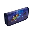 Пенал школьный, 1 секция, 9×19.5×2.5 см «Ракета» - Фото 3