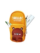 Пенал школьный Calligrata «Зверушки», на молнии, 2 отделения, МИКС - Фото 12