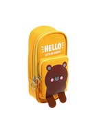 Пенал школьный Calligrata «Зверушки», на молнии, 2 отделения, МИКС - Фото 5