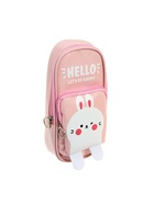 Пенал школьный Calligrata «Зверушки», на молнии, 2 отделения, МИКС - Фото 8