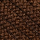 SIM-BRAIDS Афрокосы, 60 см, 18 прядей (CE), цвет каштановый/русый(#FR-6) - фото 6590352