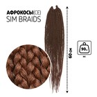 SIM-BRAIDS Афрокосы, 60 см, 18 прядей (CE), цвет русый(#FR-7) - фото 9701410
