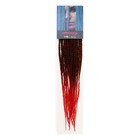 SIM-BRAIDS Афрокосы, 60 см, 18 прядей (CE), цвет русый/красный(#FR-10) - Фото 3